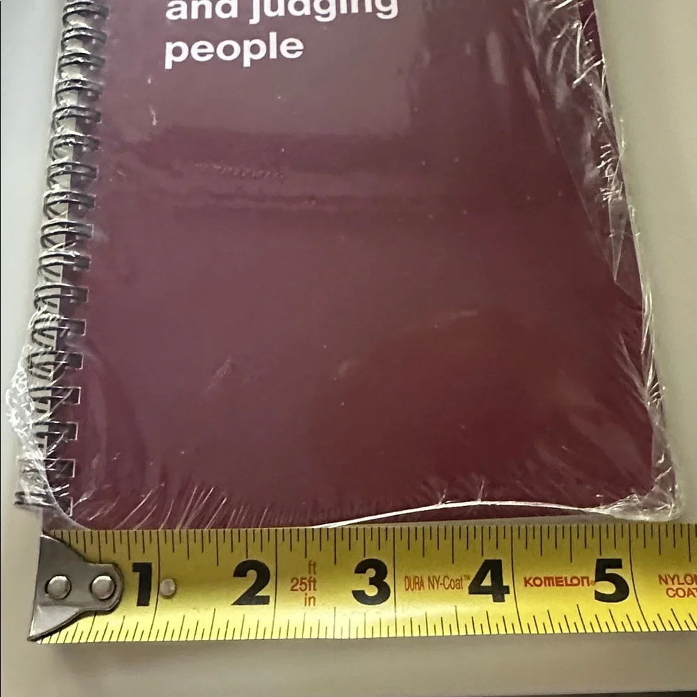 Wine Red Spiral Notebook
